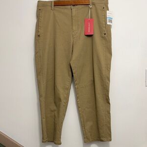 🆕 Lucky Brand Women's Tan Barrel Leg Jeans